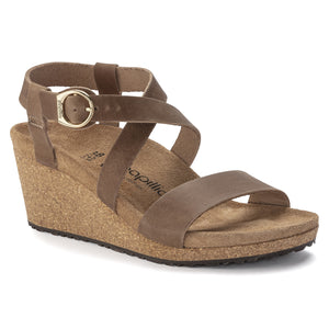 SIBYL RING BUCKLE COGNAC LTR N
