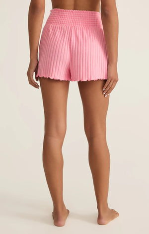 DAWN SMOCKED RIB SHORT